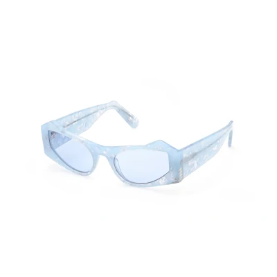 Image of GCDS Unisex Sunglasses, Size: One Size, Light blue