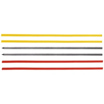 Image of edding 8881 deep hole pencil refill leads set of 6 assorted 2,8 mm nib for precise marking on very smooth and dark surfaces