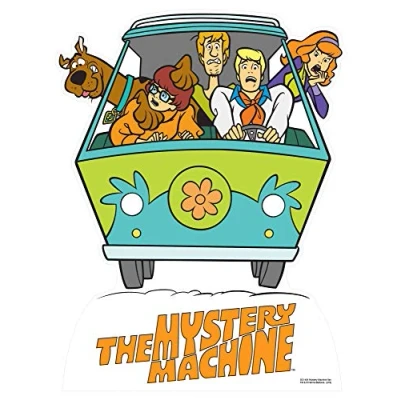 Image of Star Cutouts SC1404 Mystery Machine Van Scooby Doo Cardboard Cutout Height 93cm