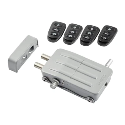 Image of ARREGUI CI10P Invisible 4 Keyless Additional Security Door Bolt Remote Control Lap, Electronics Lock Silver