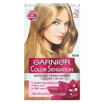 Image of Garnier Color Sensation Brown Hair Dye Permanent 4.15, Icy Chestnut