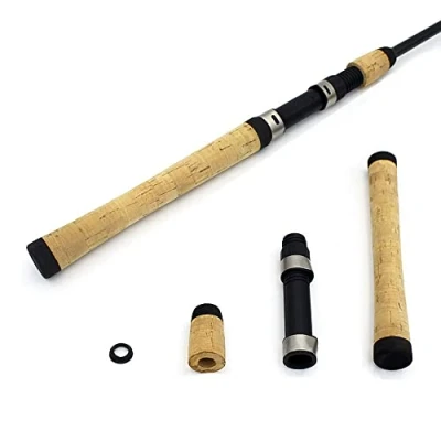 Image of Composite Cork Spinning Fishing Rod Handle for Building Grip with Reel Seat
