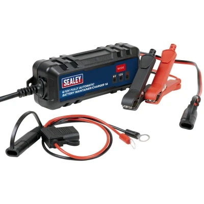 Image of Sealey 6/12V Fully Automatic Battery Maintainer/Charger 1A