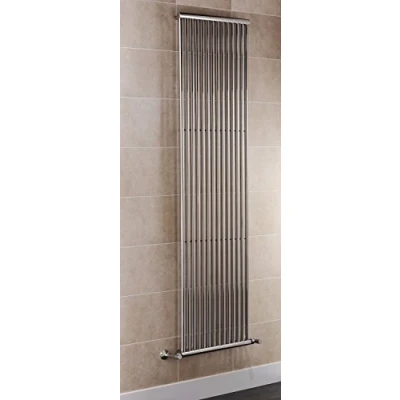 Image of Thirsk Designer Stainless Steel 500 x 1800mm Central Heating Towel Rail