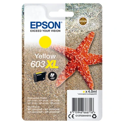 Image of Epson C13T03A44010 ink cartridge 1 pc(s) Original High (XL) Yield Yellow