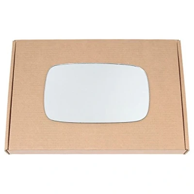 Image of Less4spares Wing Mirror Glass Left Compatible with Volvo S40 2004 2006 STICK ON Passenger Near Side Convex