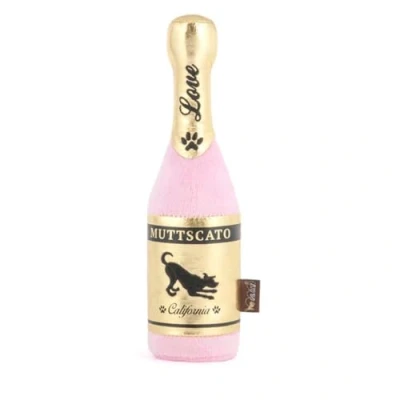 Image of P.L.A.Y. PY7065ASF Plush Toy for Dogs Barking Bubbly Champagne Bottle