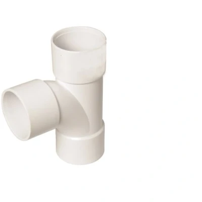 Image of Floplast 32MM ABS Tee 90 Degree White (WS22W) Pack Of 3