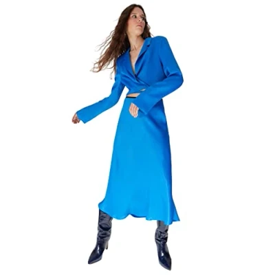 Image of Trendyol Skirt Blue Midi