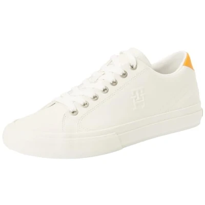 Image of Tommy Hilfiger VULC Street Trainers, Men&#039;s, Size: 7, Offwhite Leather