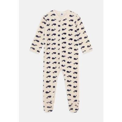Image of Petit Bateau BABY DORS BIEN Unisex Sleep suit for kids, Size: 3m, Montelimar/medieval
