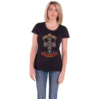 Image of Guns N Roses Women&#039;s GNRTSP01LB04 T Shirt, Black, XL