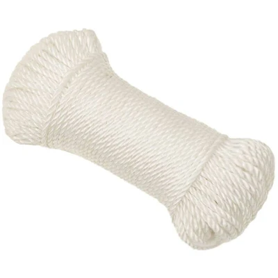Image of vidaXL Work Rope White 3 mm 100 m Polypropylene