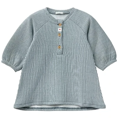 Image of United Colors of Benetton Baby Girls&#039; Dress 33T1AV008, Righe Rosa Tenue E Grigio Scuro 911, 50