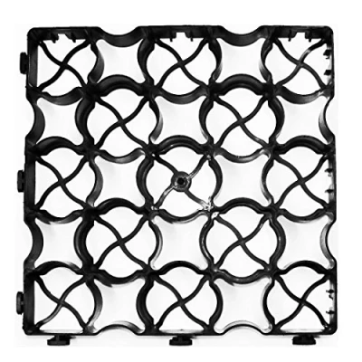Image of 4ft x 3ft Shed Base Kit includes Weed Fabric and 12 TruePave Plastic Paving Grids Slabs