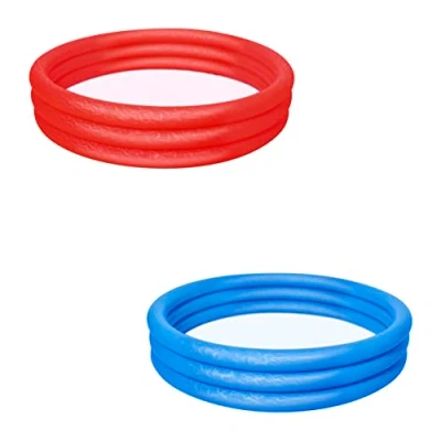 Image of Bestway Play Paddling Pool Inflatable Garden for Toddlers and Kids, 1.83 m x 33 cm, Ages 2+, Assorted Colours
