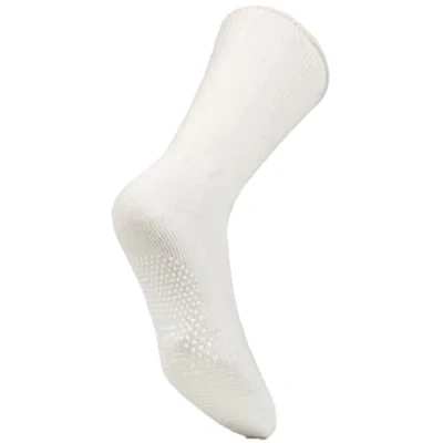 Image of Mens 3 Pair SOCKSHOP IOMI FootNurse Diabetic Slipper Socks White 12 14