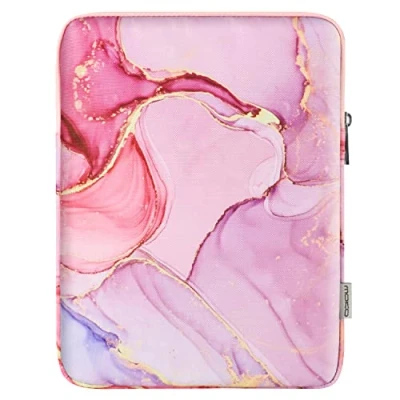 Image of MoKo 9 11 inch Tablet Sleeve Bag Carrying Case Fits New iPad Pro M4/iPad Air M2 2024, 5/4/3 10.9&quot;/10.5&quot;, M2, 10th 10.9, 9/8th Gen 10.2, Tab S8/S9 11&quot;,Cloudy pink