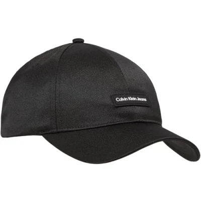 Image of Calvin Klein Jeans Men&#039;s Baseball Cap, Black (Black), One Size