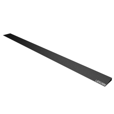 Image of LIEKUMM 1cm Height Threshold Ramps, 90cm Wide Wheelchairs 650KG Capacity Non Slip Rubber Ramps for Doorways, Steps, Stairs, Free to Cut Kerb Ramp
