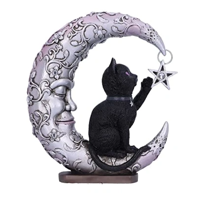 Image of Nemesis Now Luna Companion Figurine, Silver, 18.8cm