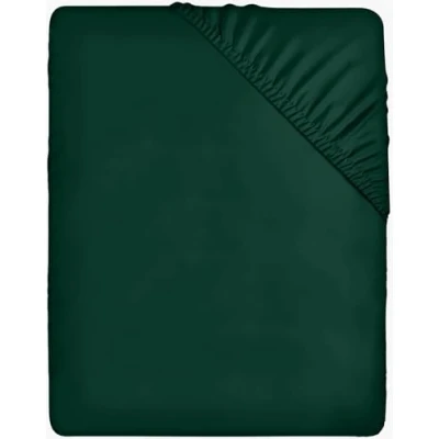 Image of Utopia Bedding Fitted Sheet Double, Emerald Deep Pocket 14 inch (35 cm) Easy Care Soft Brushed Microfibre Fabric Shrinkage and Fade Resistant Bottom