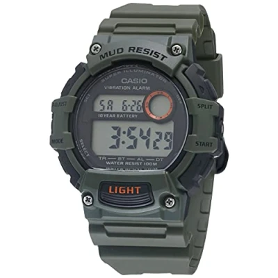 Image of Casio Men Digital Quartz Watch with Resin Strap TRT 110H 3AVCF