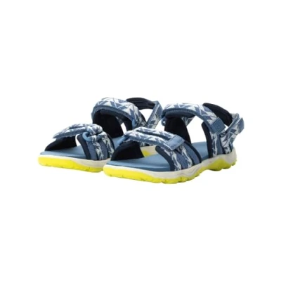 Image of Jack Wolfskin 2 IN 1 Walking sandals for kids, Size: 2.5, Elemental blue Textile/synthetics