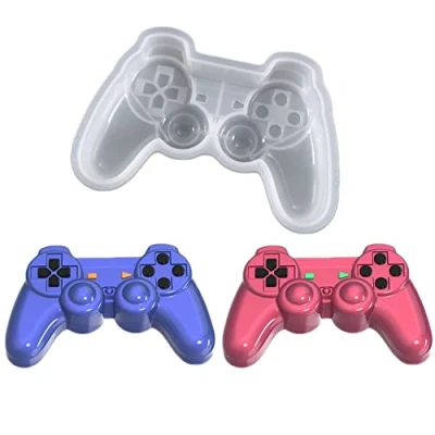 Image of WonDerfulC Game Controller Cake Fondant Mould Video Gamepad Silicone for Candy Chocolate Cupcake Baking Decoration Resin Casting Clay