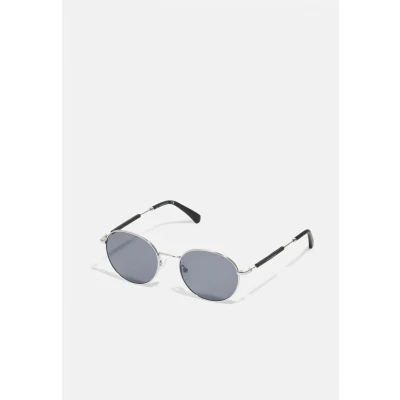 Image of Calvin Klein Jeans Unisex Sunglasses Shiny silvercoloured, Size: One Size, silver coloured