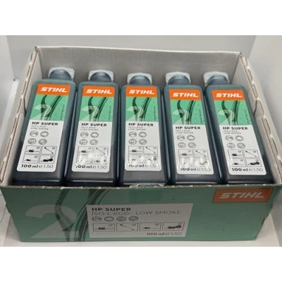 Image of Stihll One Shot Semi Synthetic HP Super Engine Oil 2 Stroke (Green), 10 Pack 07813198068
