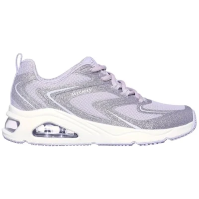 Image of Skechers Sport Tresair UNO Trainers, Women&#039;s, Size: 5, Lavender glitter/hot melt Textile/synthetics
