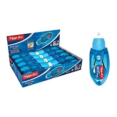 Image of Tipp Ex Micro Tape Twist Correction 8 m x 5 mm Blue Body, Box of 10