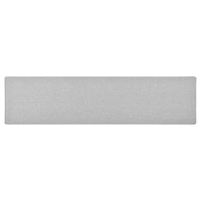 Image of vidaXL 100% PP Tufted Carpet Runner Elegant and Classic Light Grey, Perfect for Living Room, Bedroom, Kitchen, Hallway or Office, Non slip, Sound Dampening (Dimensions: 50x200 cm)