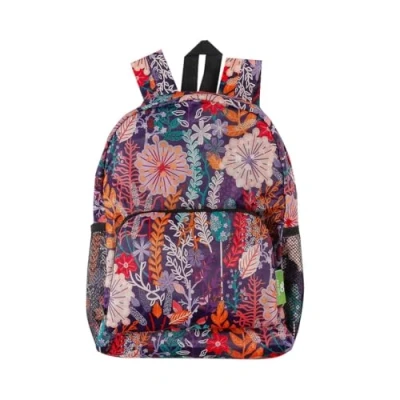Image of ECO CHIC Mini Backpack/Rucksack Lush Floral Purple