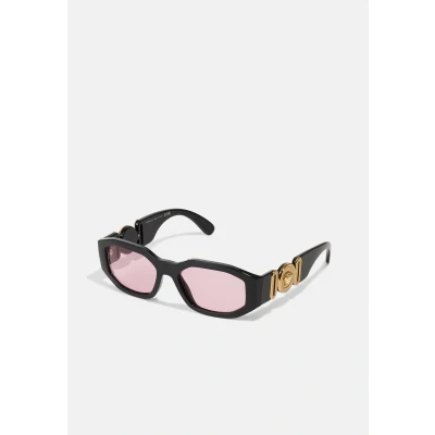 Image of Versace Biggie Unisex Sunglasses, Size: 53, Black