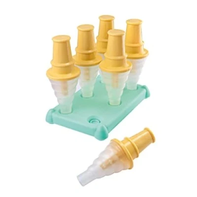 Image of Eddingtons Set Of 6 Ice Cream Cone Lolly Moulds
