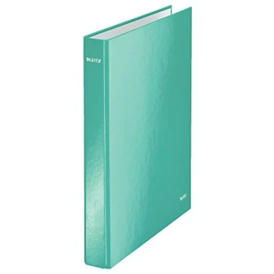 Image of Leitz Wow A4 25mm &quot;2 D Ring&quot; Ringbinder Ice Blue (Pack of 10)