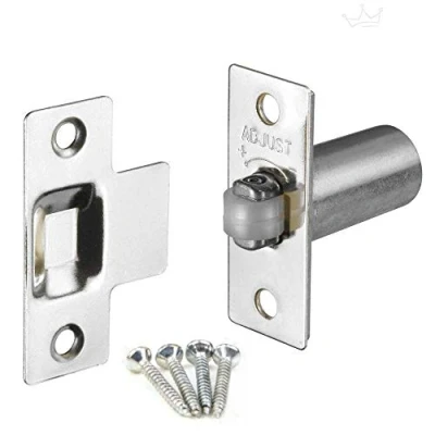 Image of Merriway BH06960 Adjustable Roller Catch Steel Nickel Plated