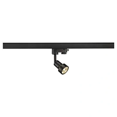 Image of SLV 1 Phase Puri/Spotlight, LED spot, Ceiling, Track System, Interior Lighting / GU10 50W Black, Aluminium, 50 W