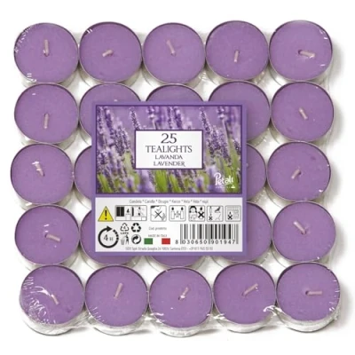 Image of Tealight ALADINO 25 Lavender, Multicolour
