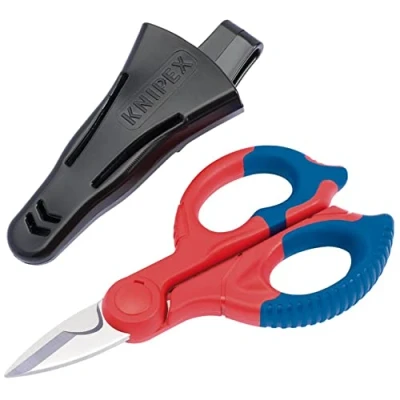Image of Knipex 59771 95 05 155 SB Electricians Cable Shears, Multi Colour, 15 mm