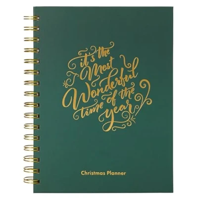 Image of Christmas Planner, A5 Hardcover Notebook Perfect for Budgeting Weekly Countdown with Shopping List Daily Meal Planner 120 GSM FSC Paper Company