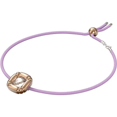 Image of Swarovski Women&#039;s Dulcis necklace, Cushion cut crystals, Purple, One Size