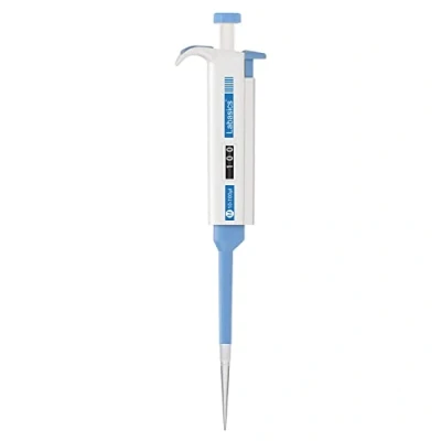 Image of Labasics Single Channel Pipettor Controller, Adjustable Variable Volume Micropipette Pipette Pipet with Replaceable Tip Cone for Laboratory Research, 10 100 µL