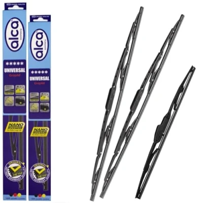 Image of Fits Suzuki Grand Vitara 1998 2005 Alca Germany Universal Windscreen Wiper Blades Front Rear Classic 19&quot;19&quot;14&quot; AU1919H14ARC