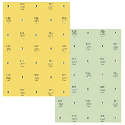 Image of English Tableware Company Bee Happy Set of 2 Tea Towels
