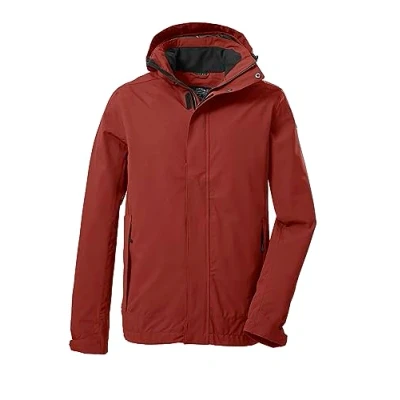 Image of Killtec KOS 87 MN JCKT_XENIOS 39147 000 Men&#039;s Functional Outdoor Jacket with Removable Hood Rust XL