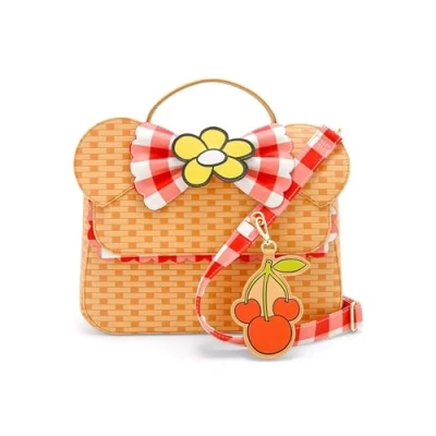 Image of Loungefly: Disney Minnie Mouse Picnic Basket Cross Body Bag