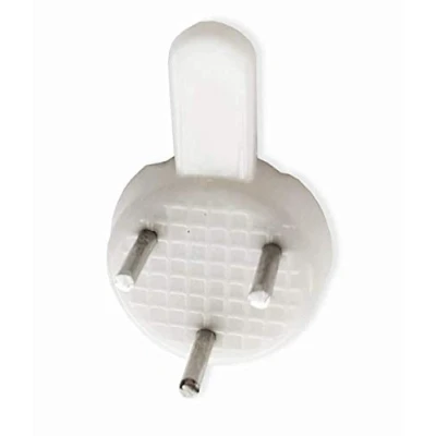 Image of 30mm Plastic Hard Wall Picture Hooks (Pack of 20)